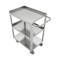 EFI CBC1624WD-15 16" x 24" Stainless Steel 3 Shelf Utility Cart