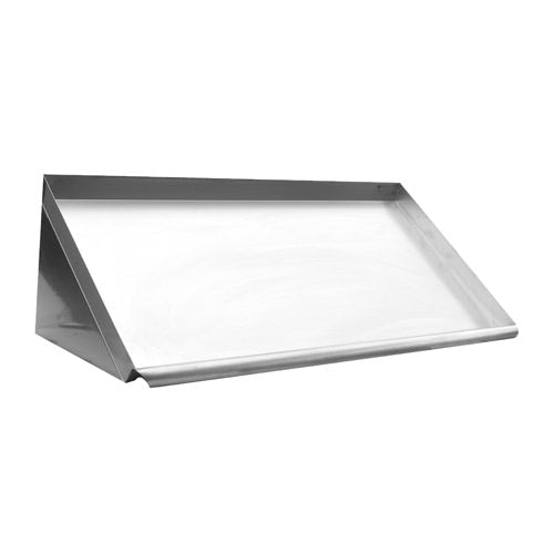 EFI SEWDR-21 21" 18 Gauge Stainless Steel Slanted Wall Mount Dish Rack Shelf