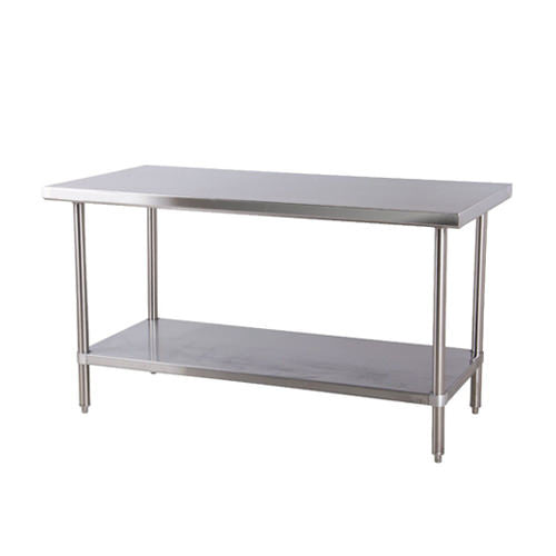 EFI T2460 24" x 60" 18 Gauge Stainless Steel Work Table