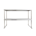 EFI TOD1272 12" x 72" 18 Gauge Stainless Steel Double Overshelf