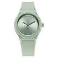 Fastrack Tees Urbanique Quartz Analog Green Dial Silicon Strap Watch For Girls 38037PP21