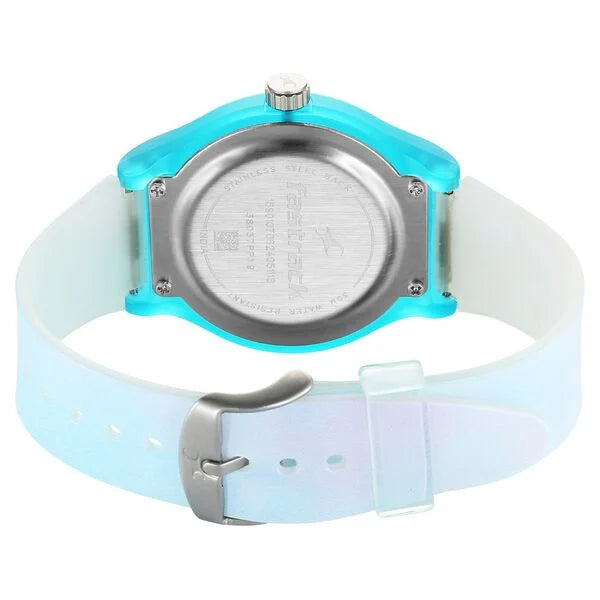 Fastrack Tees Urbanique Quartz Analog Multicoloured Dial Silicon Strap Watch For Girls 38037PP19