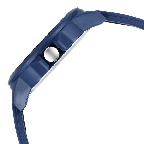 Fastrack Tees Wanderlust Quartz Analog Blue Dial Silicone Strap Watch for Unisex 38024PP72