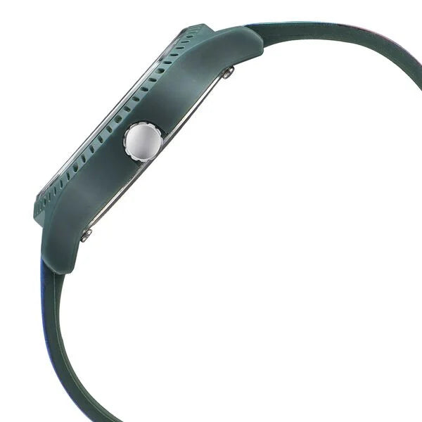 Fastrack Tie & Dye Quartz Analog White Dial Silicone Strap Watch for Guys 38061PP08