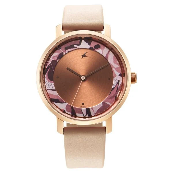 Fastrack Urban Camo Brown Dial Watch for Girls 6287WL01