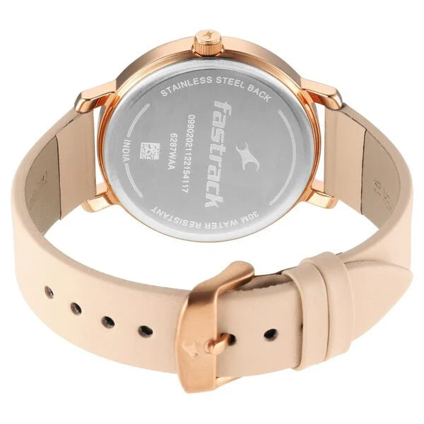 Fastrack Urban Camo Brown Dial Watch for Girls 6287WL01