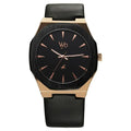 Fastrack Vyb Challenger Quartz Analog Black Dial Black Color Leather Strap Watch For Guys fv30013kl01w