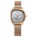 Fastrack Vyb Manifester Quartz Analog Mother Of Pearl Dial Stainless Steel Strap Watch for Girls fv60032wm01w
