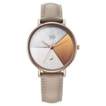 Fastrack Vyb Muse Quartz Analog Multicoloured Dial Leather Strap Watch for Girls fv60027wl01w