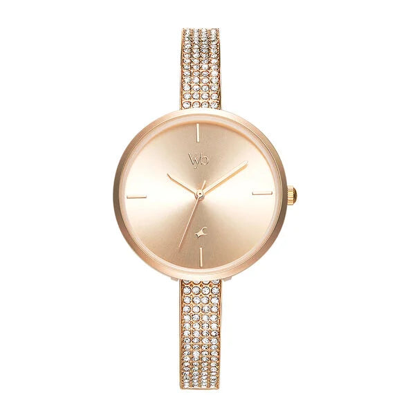 Fastrack Vyb Starlet Quartz Analog Watch for Girls fv60009wm01w