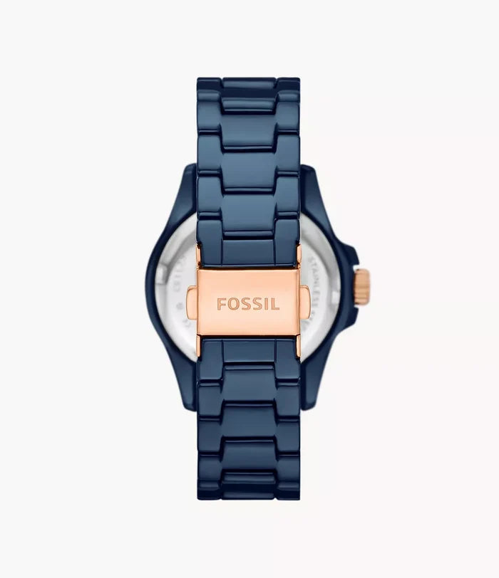 FB-01 Three-Hand Blue Ceramic Watch CE1125