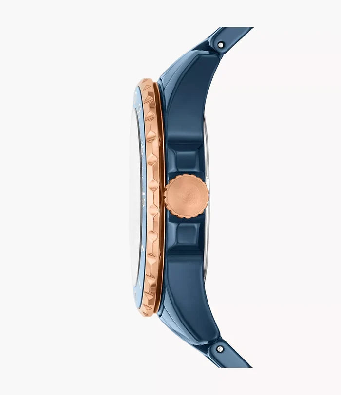 FB-01 Three-Hand Blue Ceramic Watch CE1125