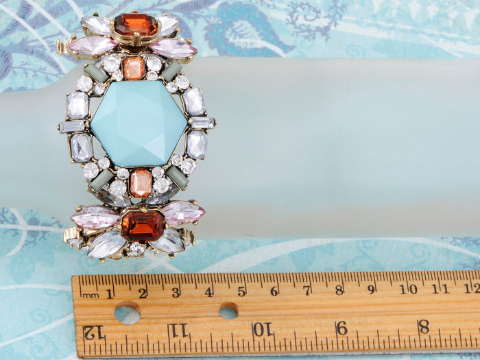 Flower Blossom Garden Wall Cutout Bracelet