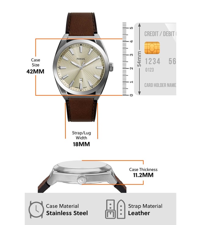 Fossil Everett Analog Watch for Men  FS6071