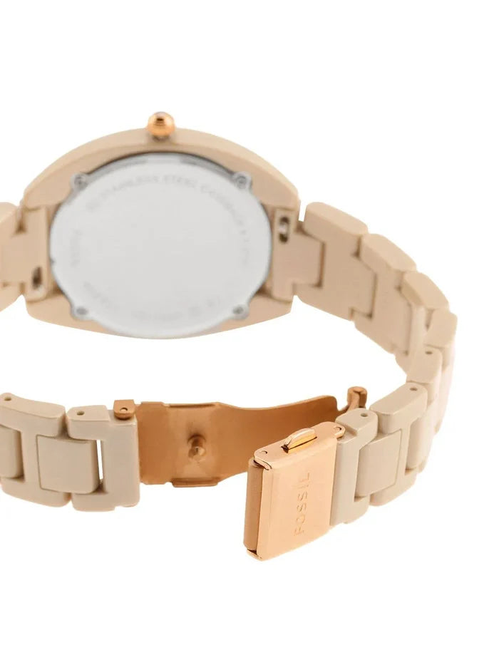 Fossil Women's Gabby Brown Dial Watch CE1110