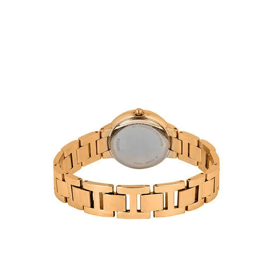 Fossil Women's Virginia Rose-Tone Stainless Steel Watch ES3284