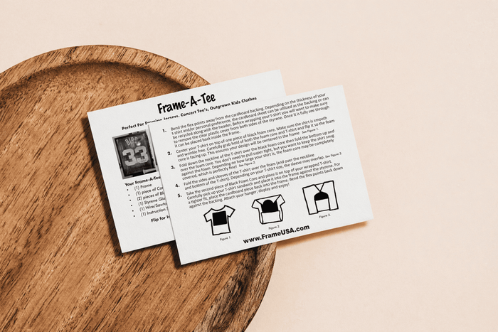 Frame-A-Tee Black T-Shirt Frame