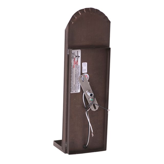 Georgetown Colonial Electric Tin Sconce in Kettle Black