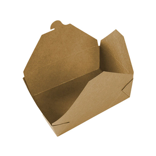 Globe 6062 8.25" X 6.5" X 2.5" Kraft Takeout Container – 200/Case