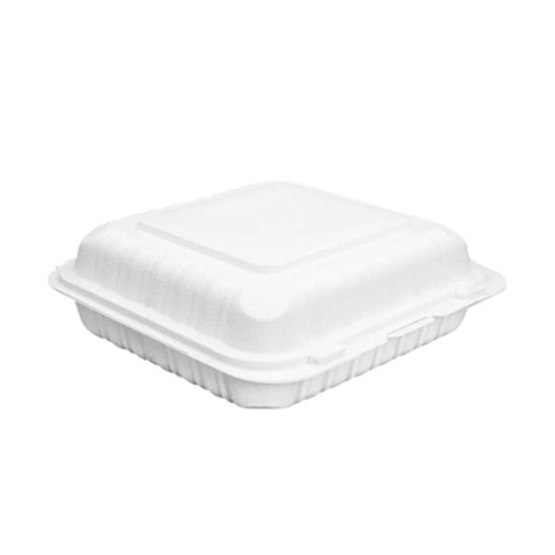 Globe 7010 6" X 6" X 3" MFPP Recyclable Hinged Container – 250/Case