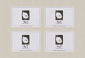 Gray Mat With 4 Openings For 5X7 Images