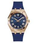 GUESS ASSET Men Blue Round Dial Analog Watch - GW0663G3