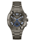 GUESS HEADLINE Men Gunmetal Square Dial Analog Watch - GW0572G5