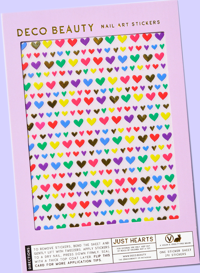 Hearts Nail Art Stickers