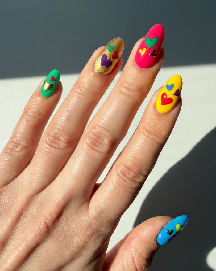 Hearts Nail Art Stickers