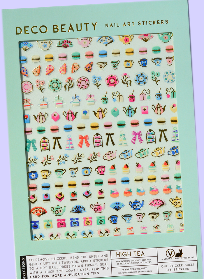 High Tea Nail Art Stickers