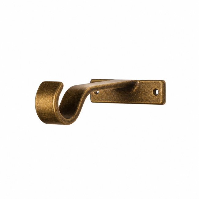 Horizontal Mount-1 1/4 in Antique Gold