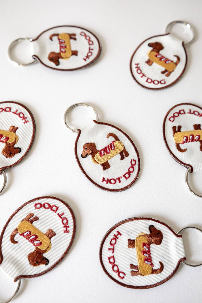 Hot Dog Keychain