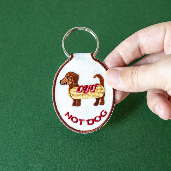 Hot Dog Keychain