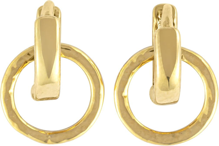 Interlocking Huggie Earrings