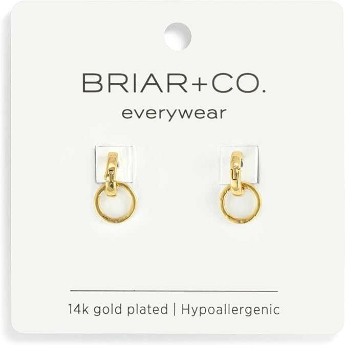 Interlocking Huggie Earrings