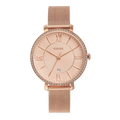 Jacqueline Three-Hand Date Rose Gold-Tone Stainless Steel Watch ES4628