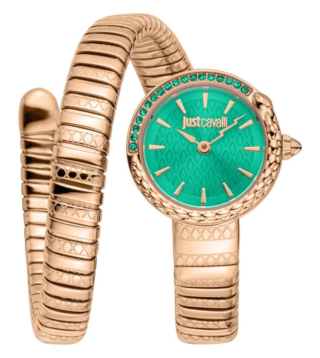 Just Cavalli Cerchio Snake Analog Watch for Women JC1L301M0055