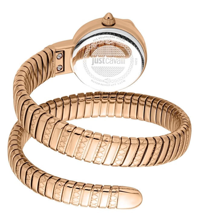 Just Cavalli Cerchio Snake Analog Watch for Women JC1L301M0055