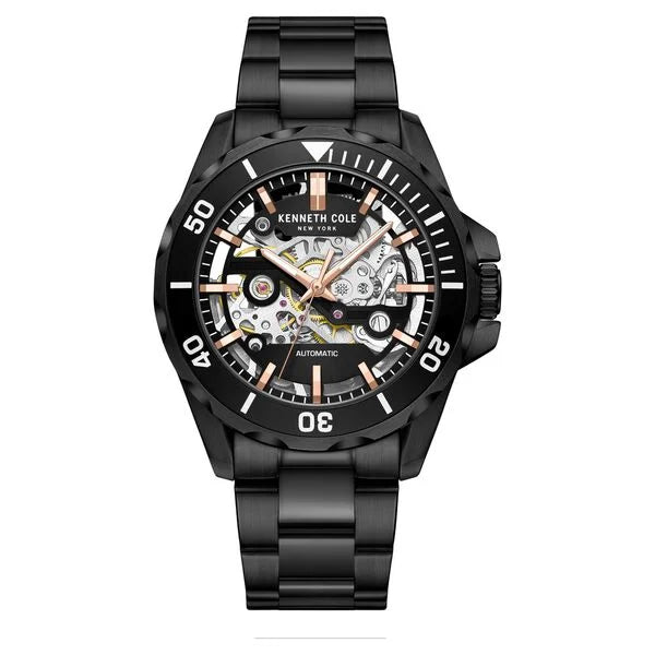 Kenneth Cole Automatic Black Dial Watch For Men kcwgy0046002mn
