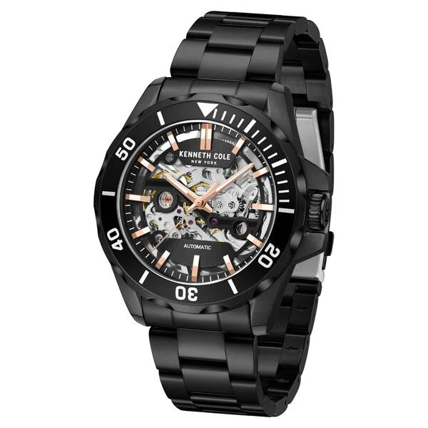 Kenneth Cole Automatic Black Dial Watch For Men kcwgy0046002mn
