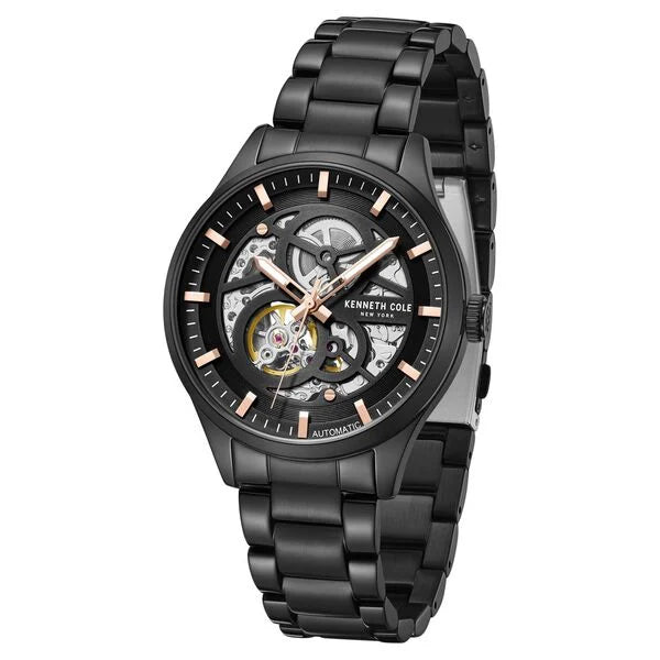 Kenneth Cole Automatic Black Dial Watch For Men kcwgy0046403mn