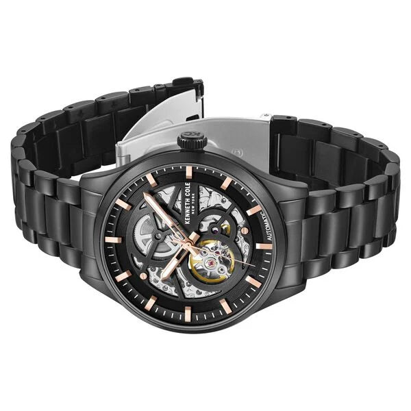 Kenneth Cole Automatic Black Dial Watch For Men kcwgy0046403mn
