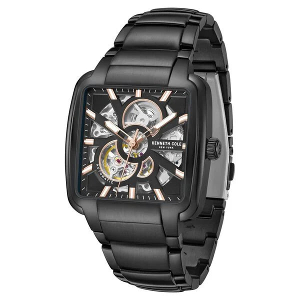 Kenneth Cole Automatic Black Dial Watch For Men kcwgy0046503mn