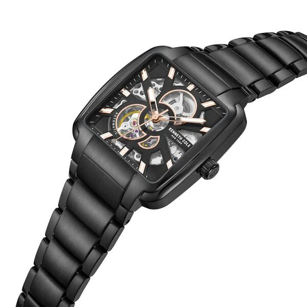 Kenneth Cole Automatic Black Dial Watch For Men kcwgy0046503mn