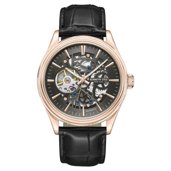 Kenneth Cole Mechanical Hand Wound Analog Watch For Men kcwge0048904mn
