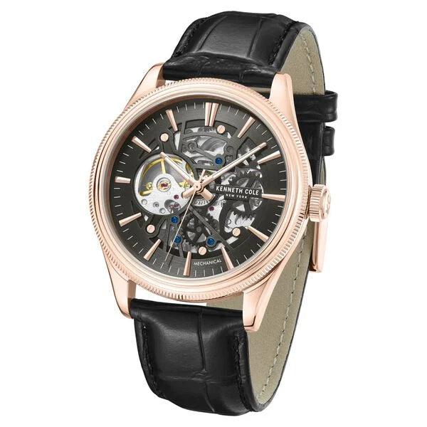 Kenneth Cole Mechanical Hand Wound Analog Watch For Men kcwge0048904mn