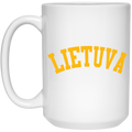 Lietuva - 15 oz. White Ceramic Mug