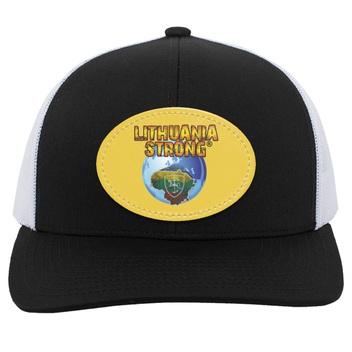 Lithuania Strong - Trucker Snap Back - Oval Patch