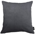 Matt Charcoal Velvet Modern Look Plain Cushion