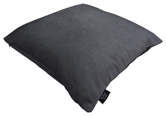 Matt Charcoal Velvet Modern Look Plain Cushion